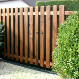 Portillon en Bois Rustique pour un Accueil Chaleureux Goussainville